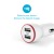 Фото товара Автомобільний зарядний пристрій Anker PowerDrive 2 24W + Micro USB 0.9m White