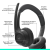 Фото товара Гарнітура Logitech Zone 300 Wireless Headset BT Black (981-001407) 